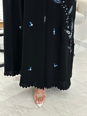 C RTW 1044 Black Embroidered Abaya