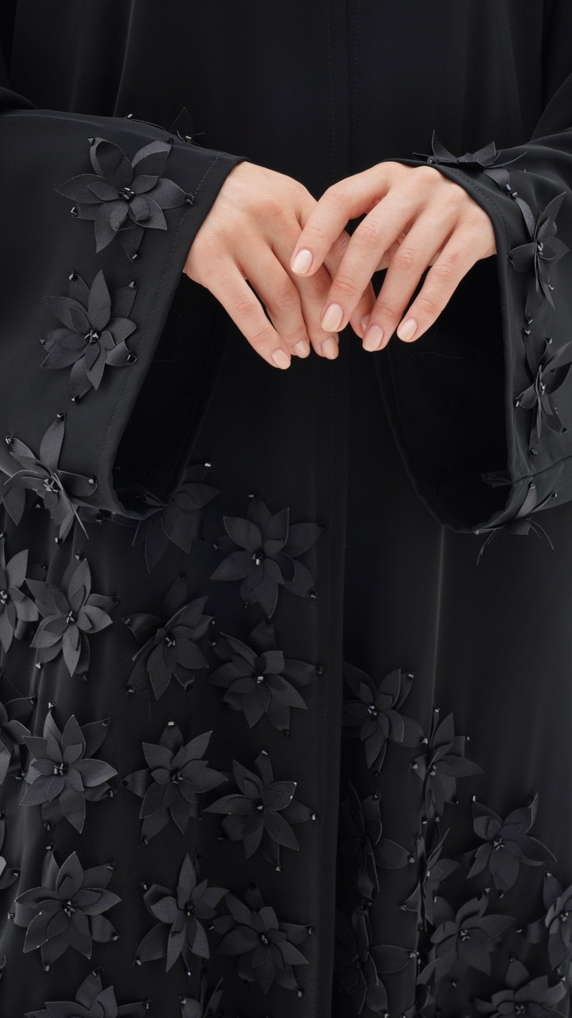 C RTW 1117 Black Abaya