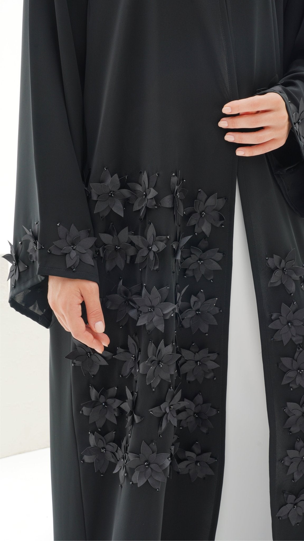 C RTW 1117 Black Abaya