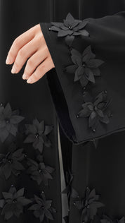 C RTW 1117 Black Abaya
