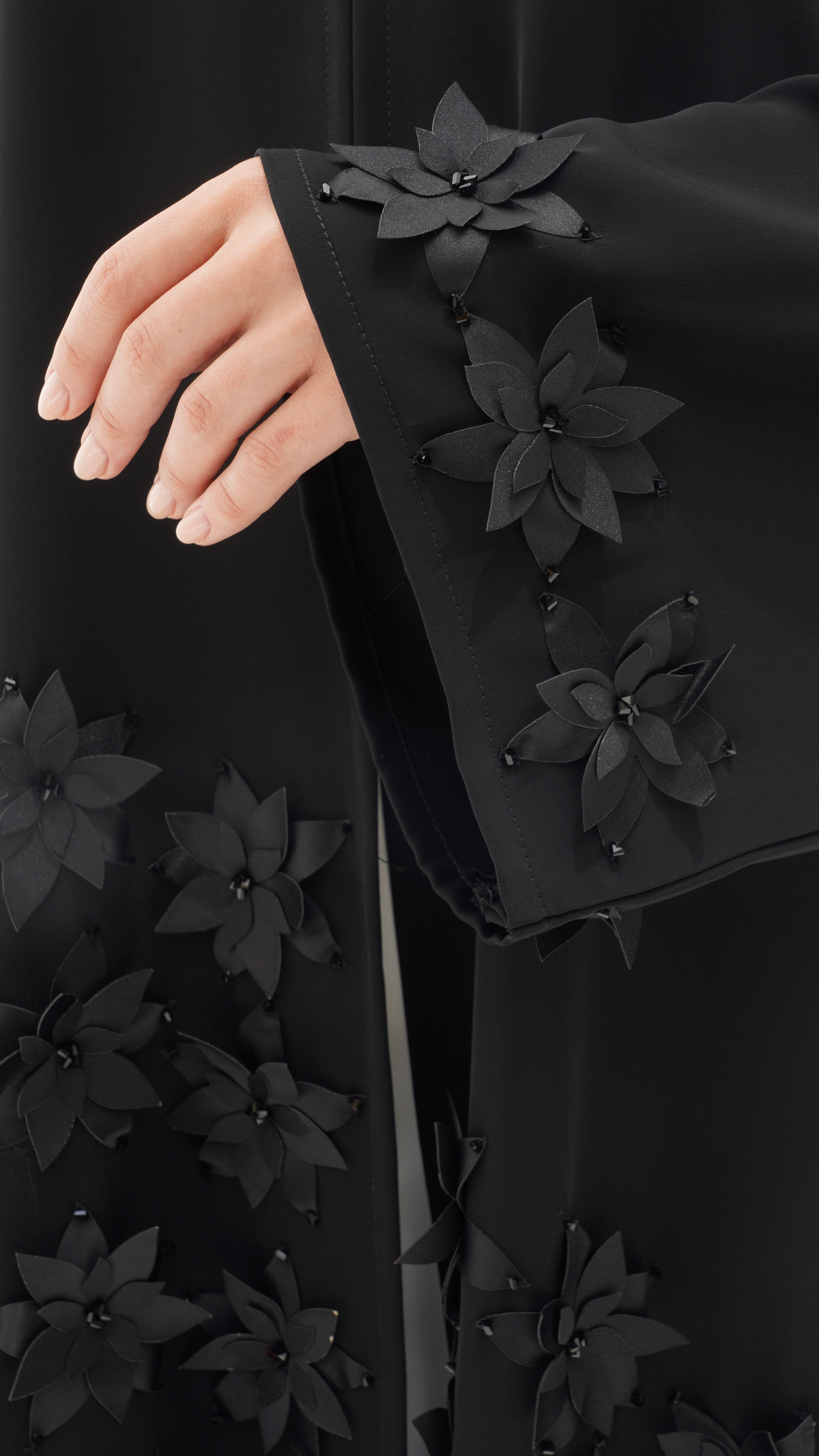 C RTW 1117 Black Abaya