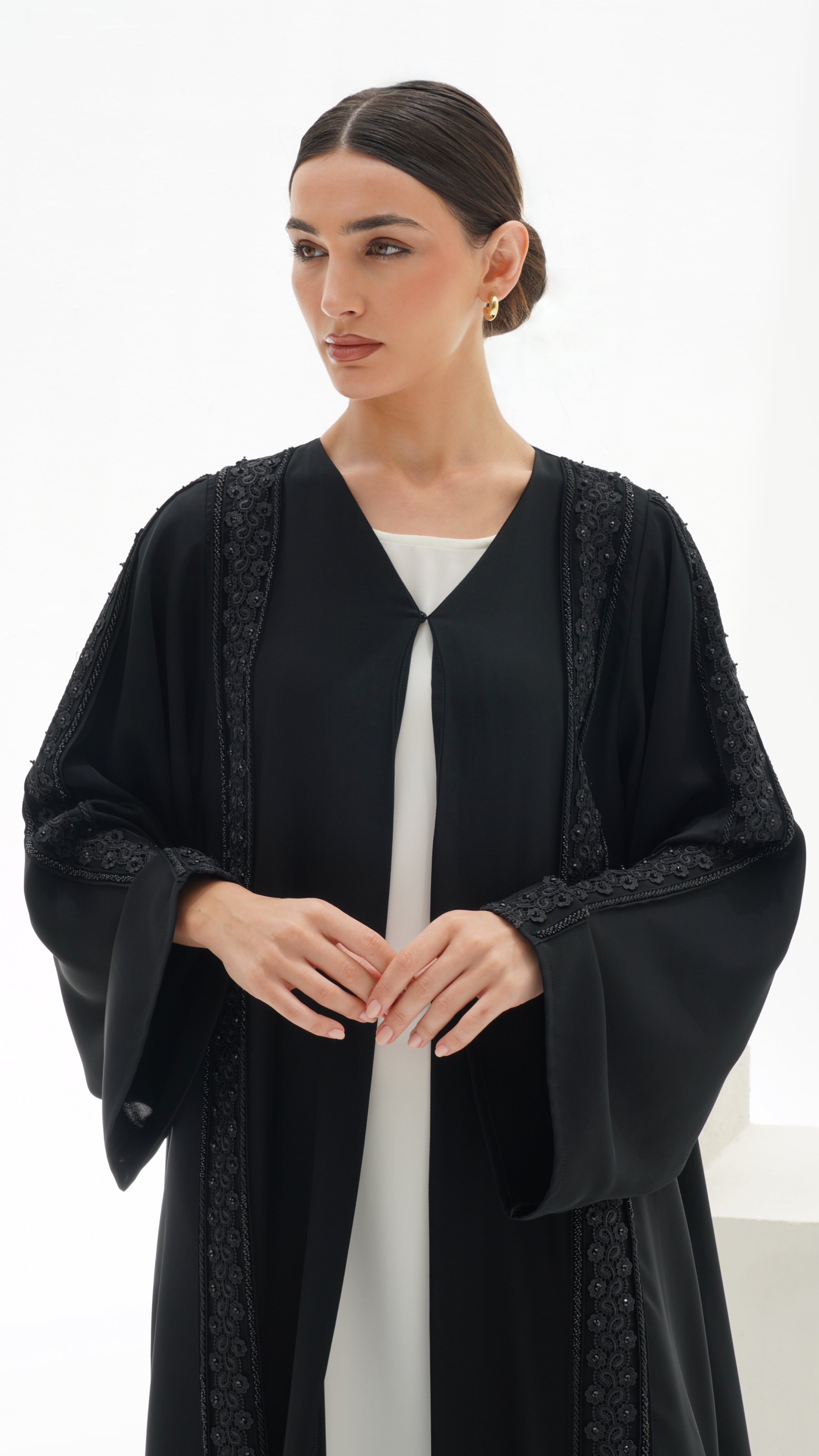 C RTW 1126 Black Abaya