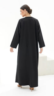 C RTW 1139 Black Abaya