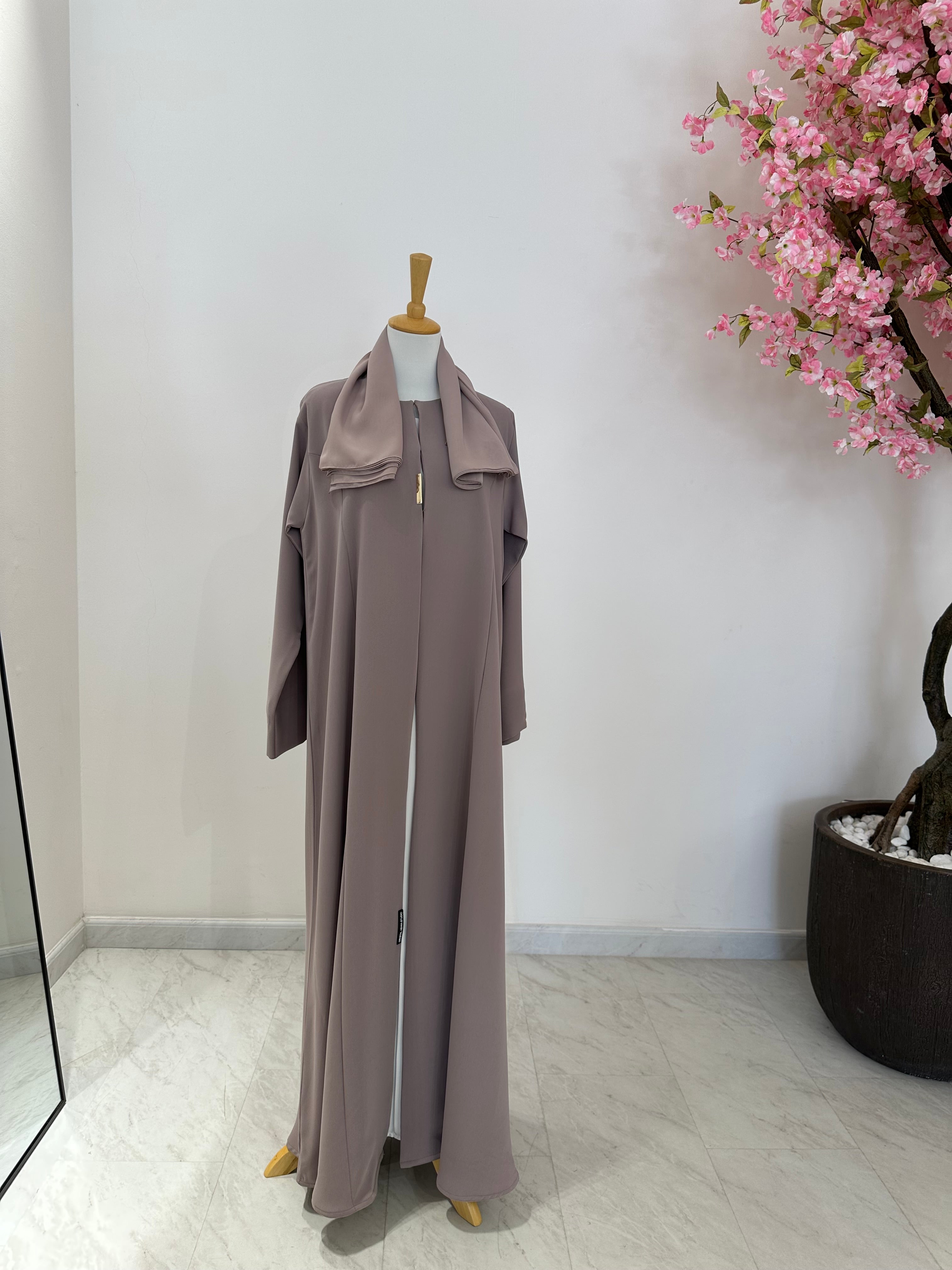 C RTW 1229-02 Tan Abaya