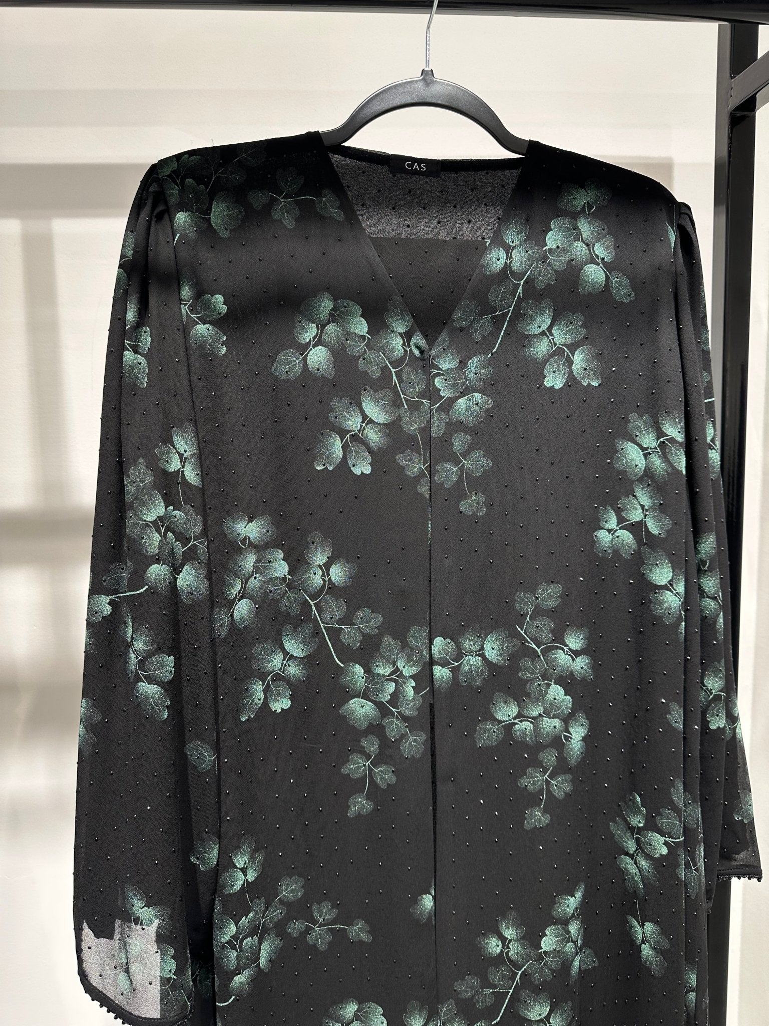 C RTW 1361-03 Green Beaded Abaya