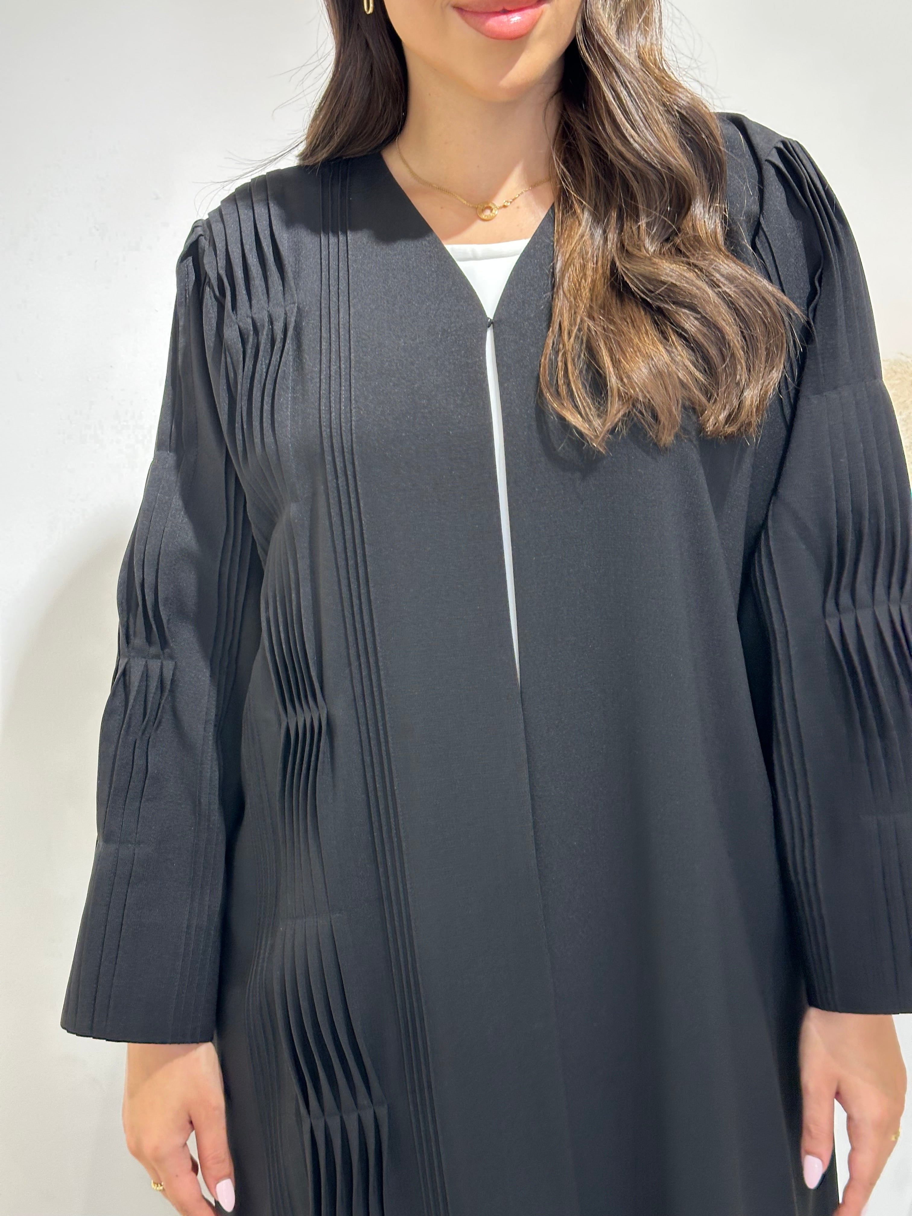 C RTW 1394 Black Abaya
