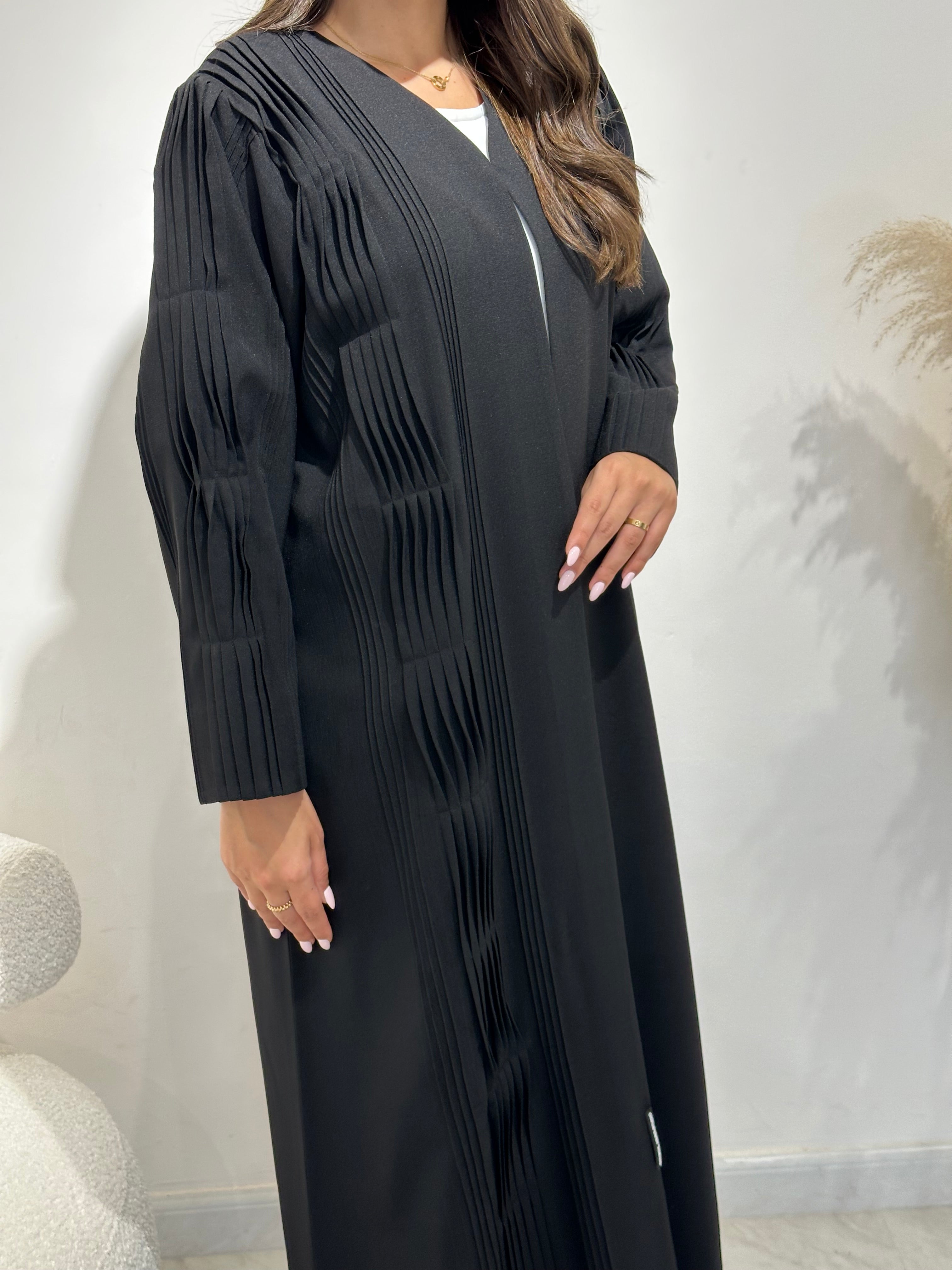 C RTW 1394 Black Abaya
