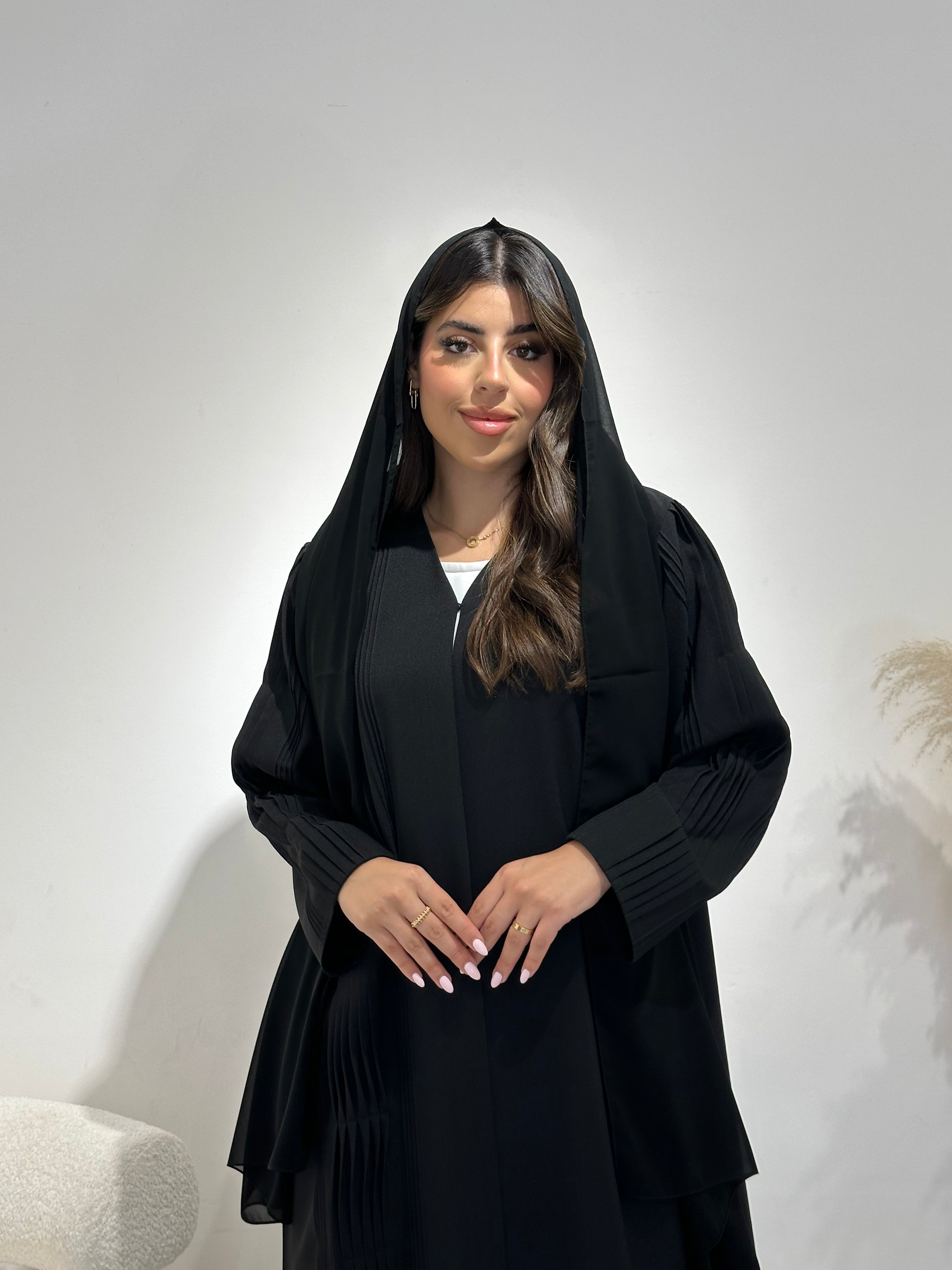 C RTW 1394 Black Abaya