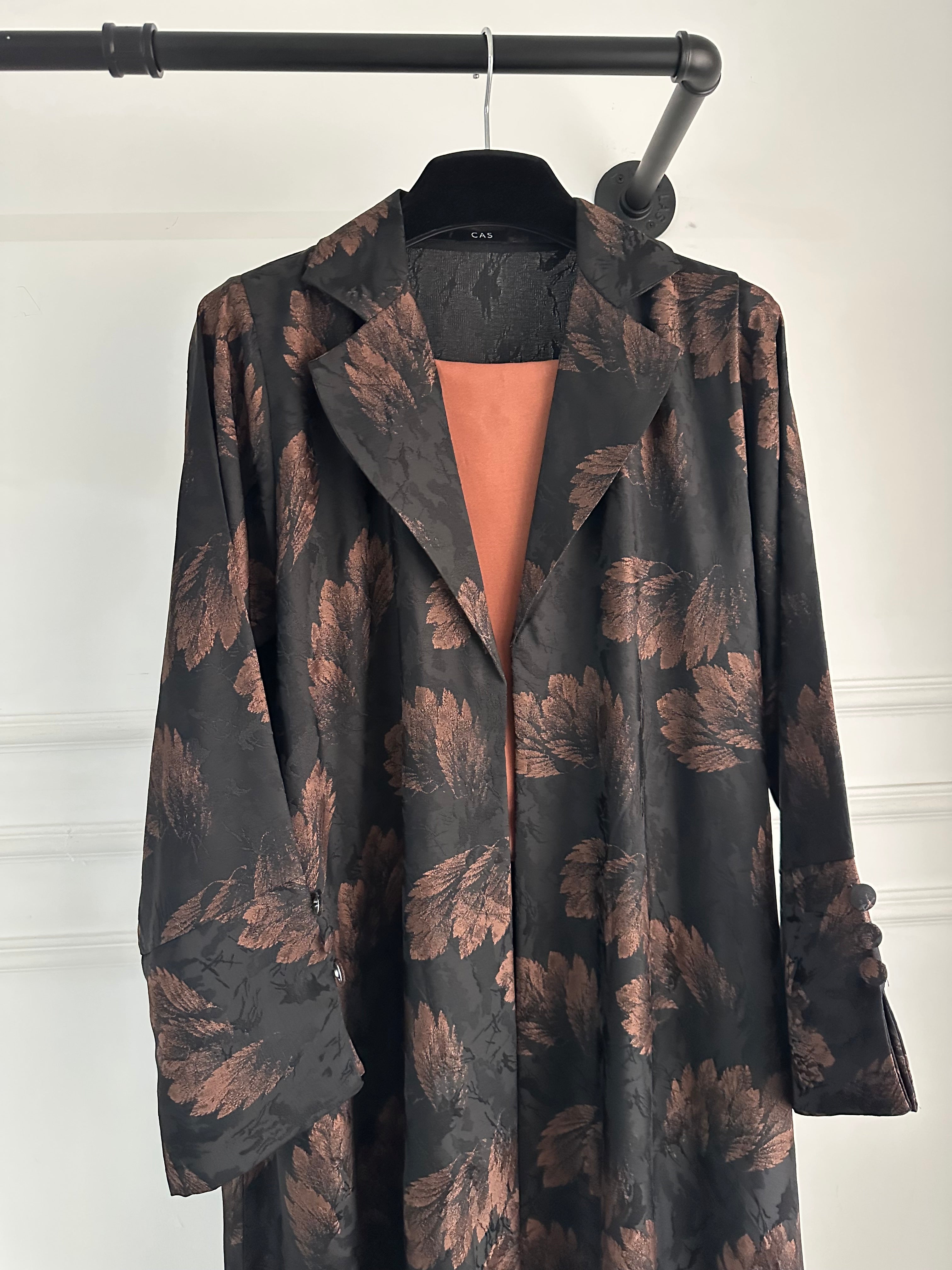 C RTW 1655 Bronze Printed Abaya