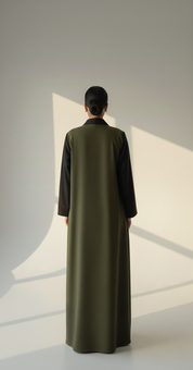 C RTW 1757 Dark Olive Abaya