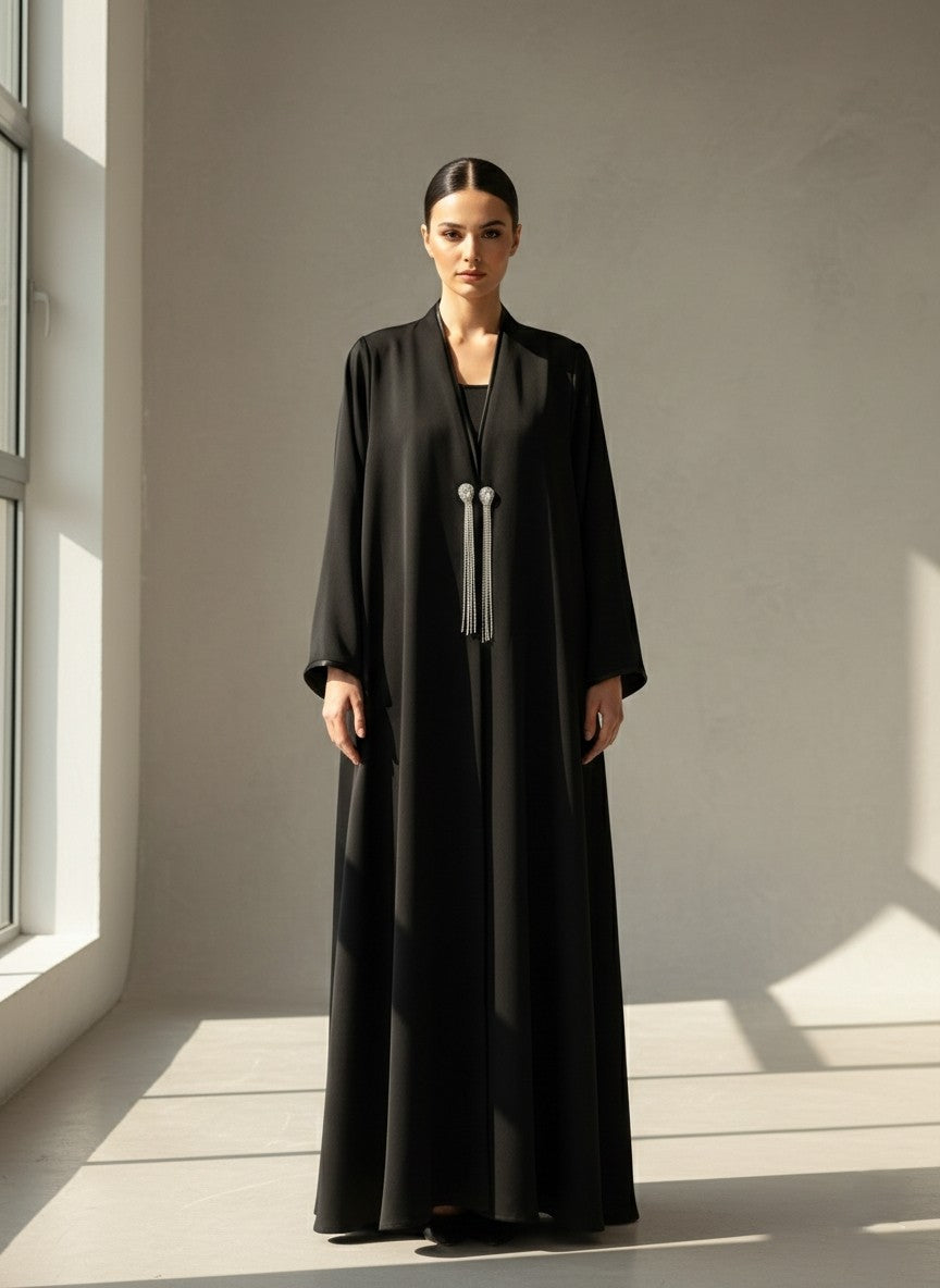 C RTW 1828 Black Abaya