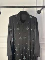 C RTW 1849 Black Beaded Abaya