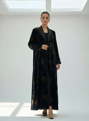 C RTW 1899-01 Muted Gold Butterfly Abaya
