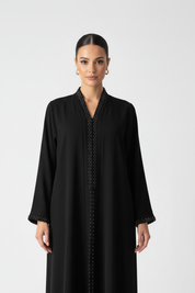 C RTW 1969 Black Beaded Abaya