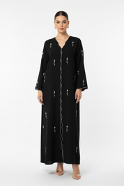 C RTW 2002 Black Beaded Abaya