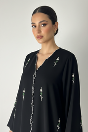 C RTW 2002 Black Beaded Abaya
