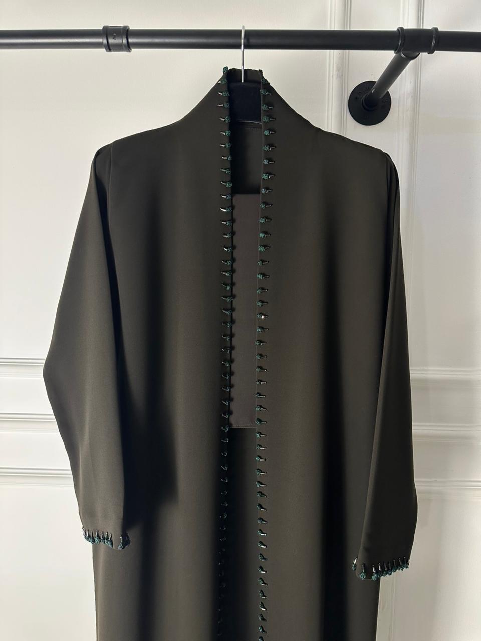 C RTW 2019-01 Dark Olive Abaya