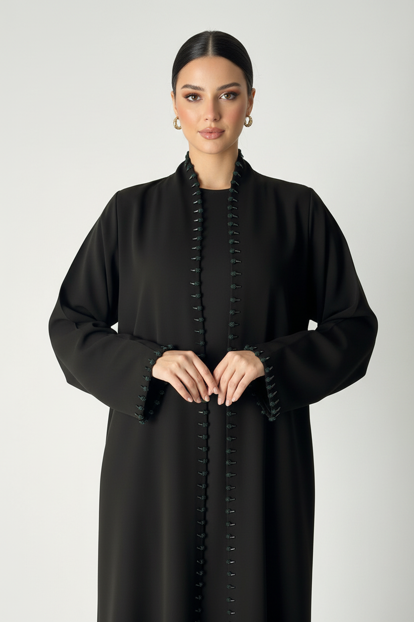 C RTW 2019-01 Dark Olive Abaya