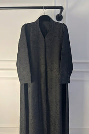 C RTW 2107 Black Work Abaya