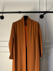 C RTW 2117 Orange Beaded Abaya