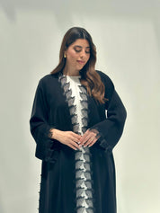 C RTW 2156 Black Lace Eid Abaya