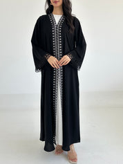 C RTW 2342 Black Lace Abaya