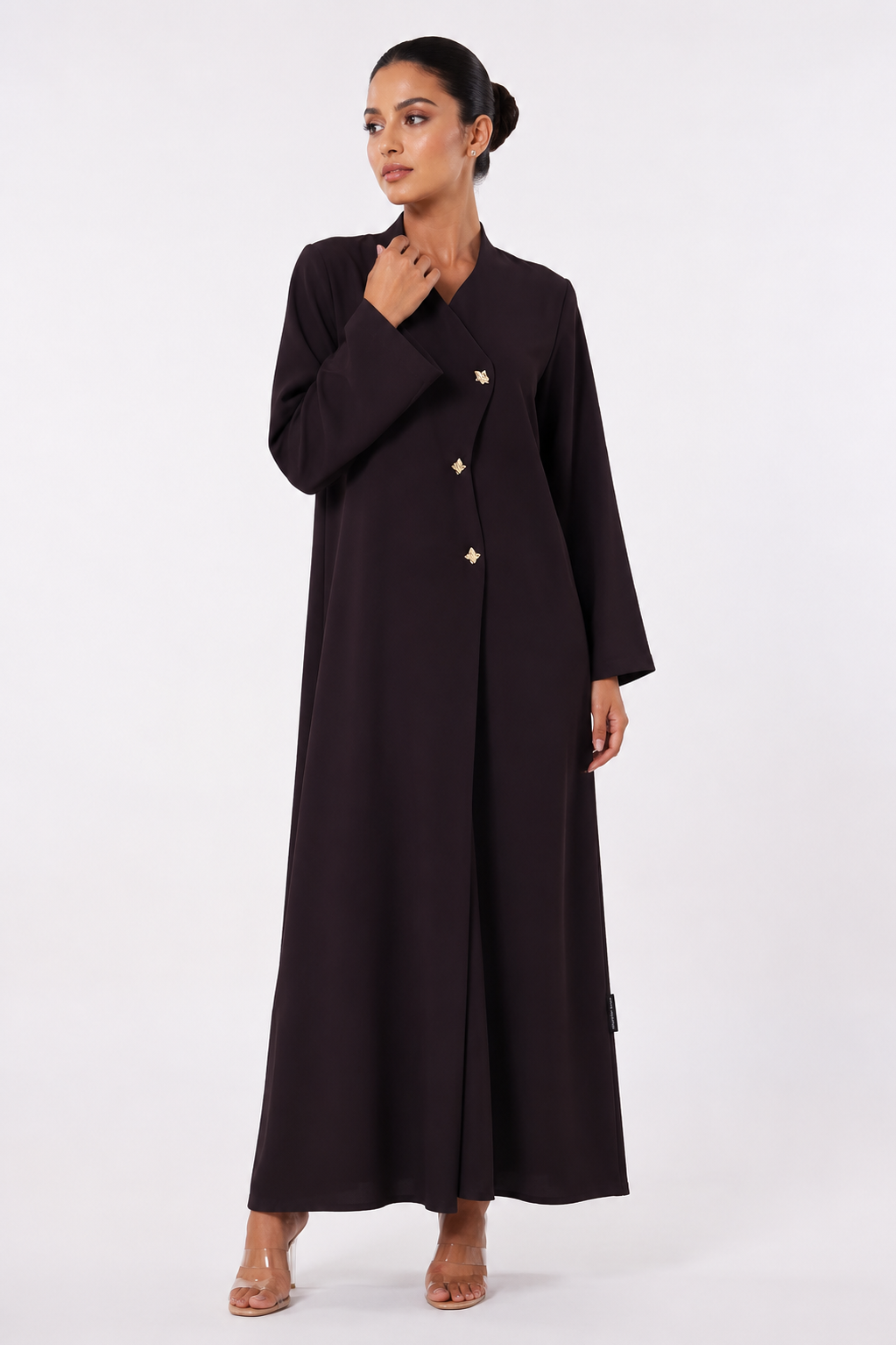C RTW 2453-02 Dark Purple Abaya
