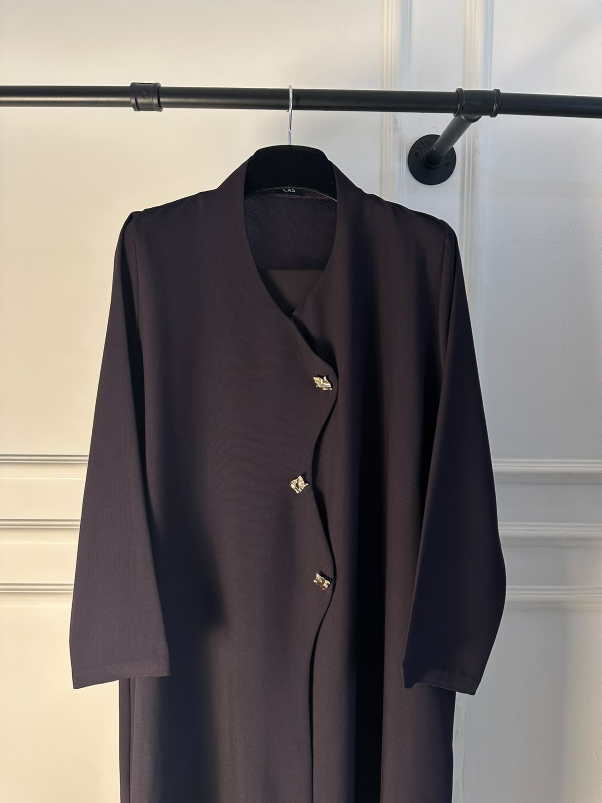 C RTW 2453-02 Dark Purple Abaya