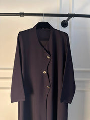 C RTW 2453-02 Dark Purple Abaya