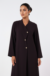 C RTW 2453-02 Dark Purple Abaya