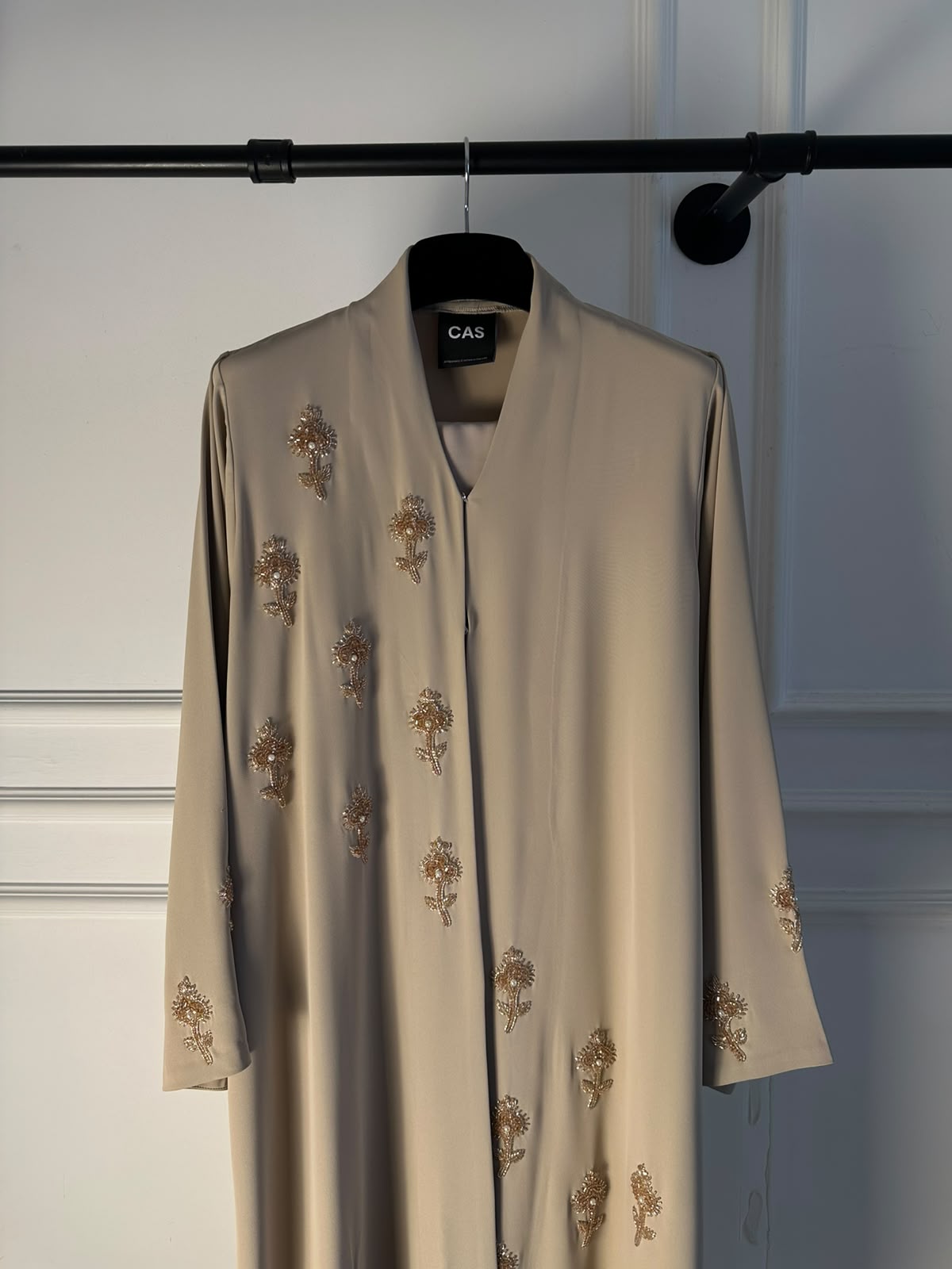 C RTW 2516 Sandstone Beaded Abaya