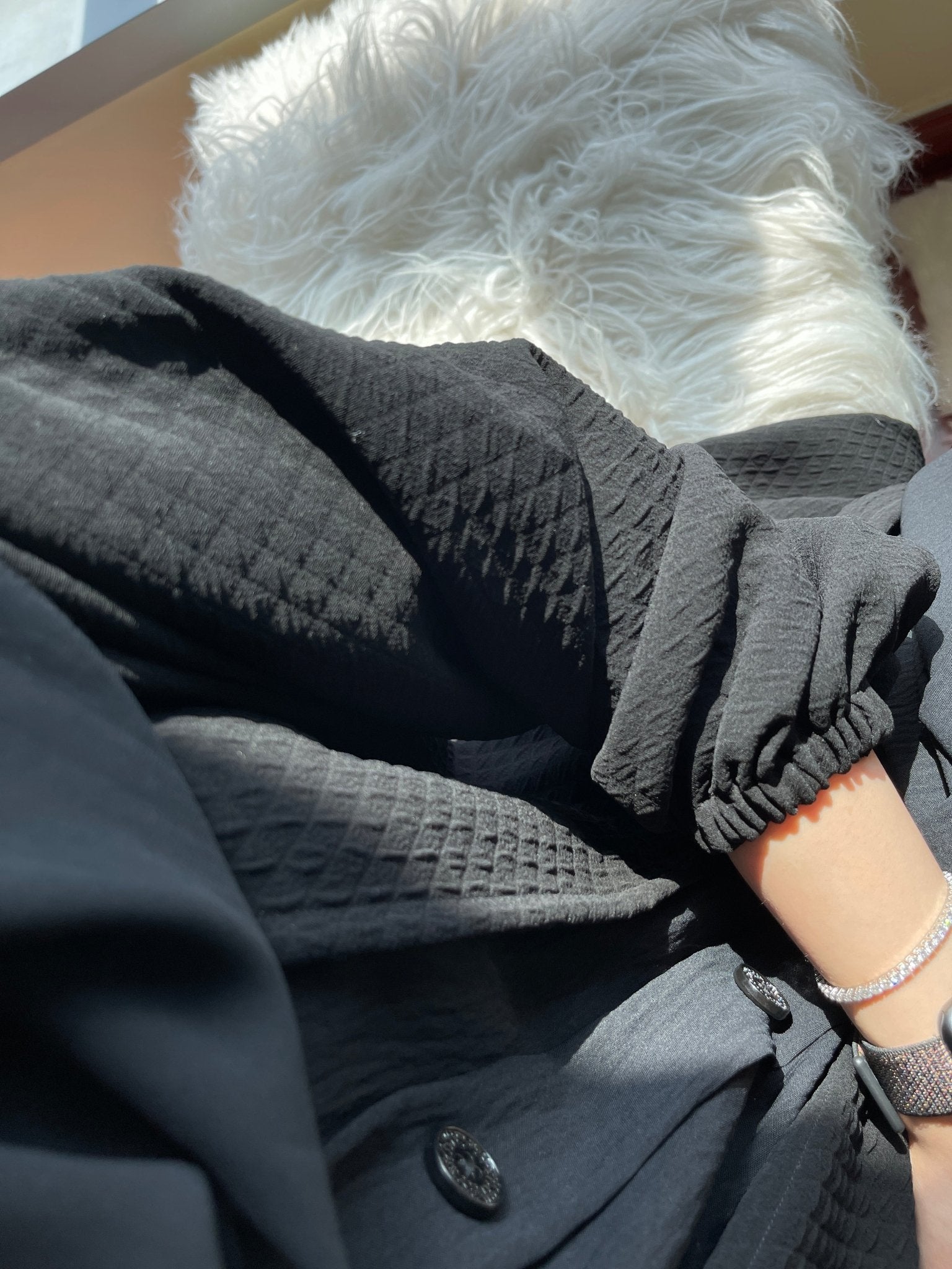 C - RTW - Black - Diamond - Abaya - Set