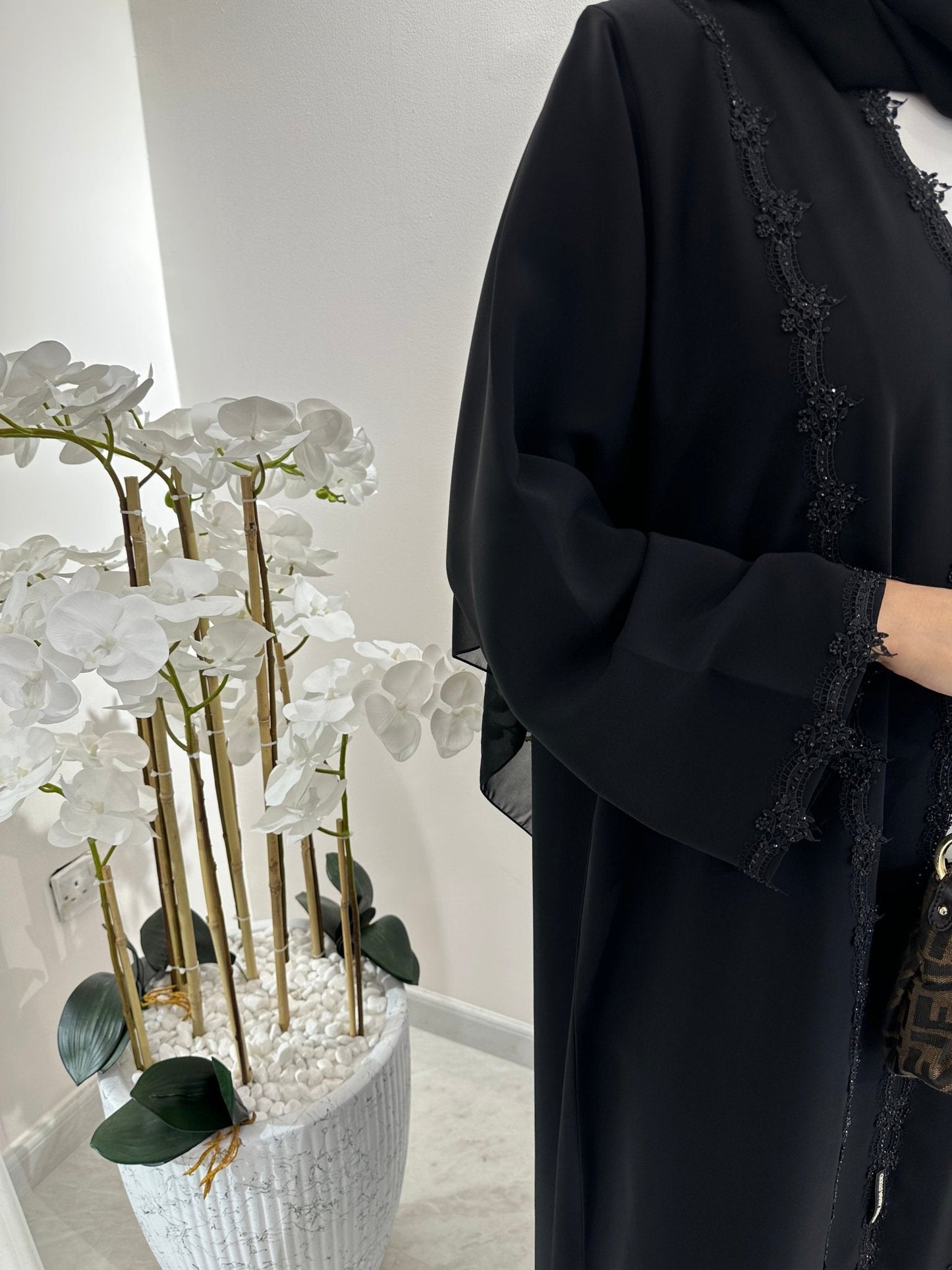 C RTW Black Summer Eid Abaya 11