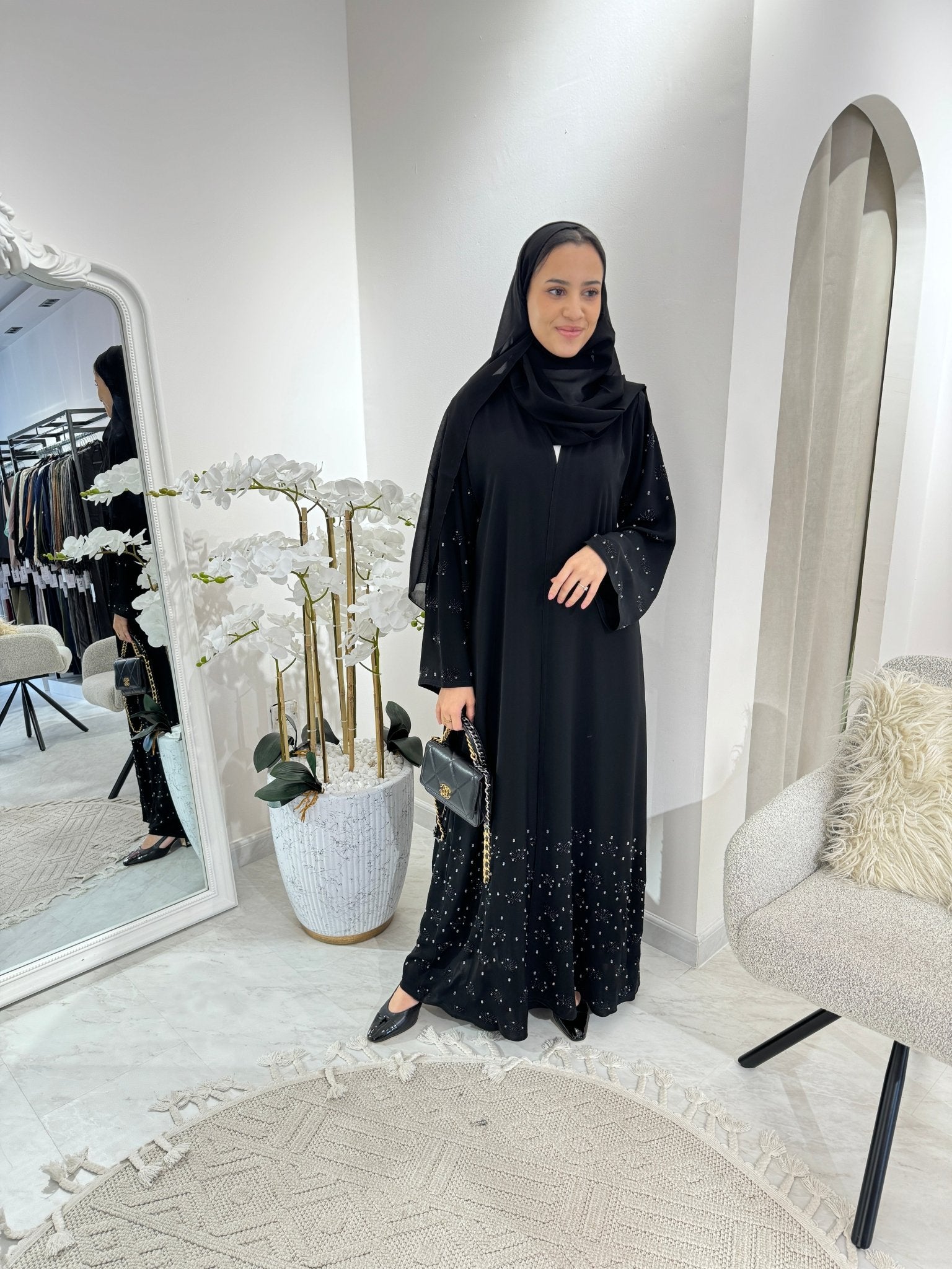 C RTW Black Summer Eid Abaya 21