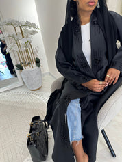 C RTW Black Summer Work Abaya 13
