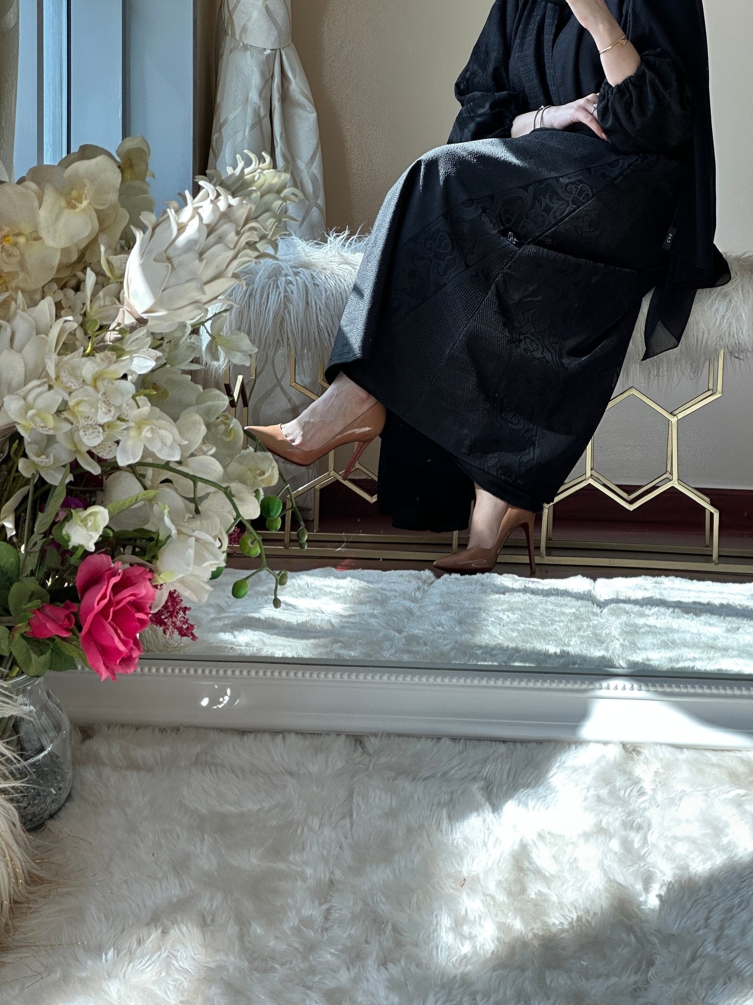 C - RTW - Black - Work - Abaya - 115