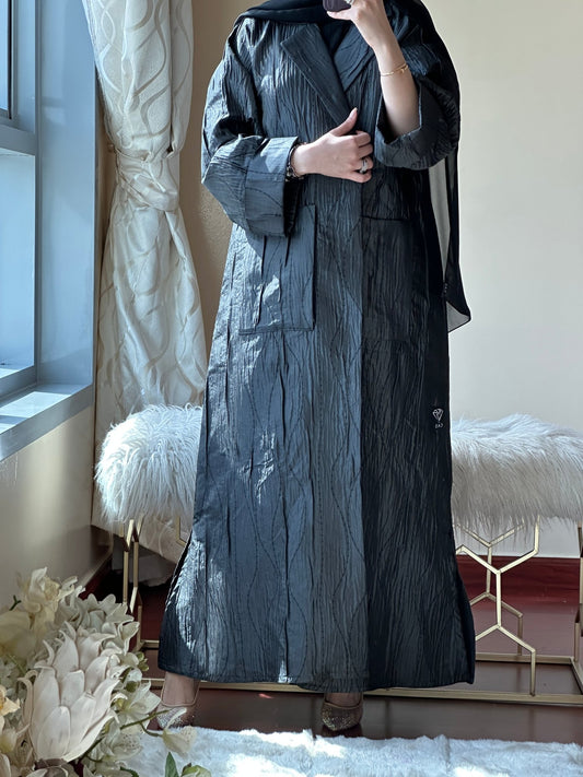 C - RTW - Black - Work - Abaya - Set - 110