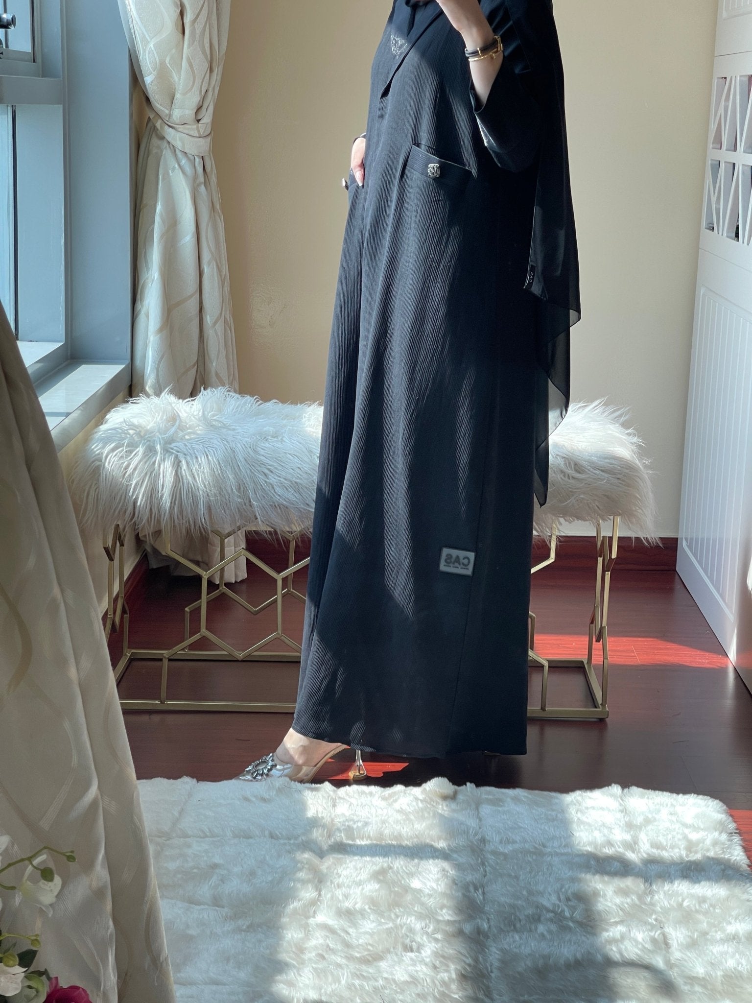 C - RTW - Black - Work - Coat - Abaya - Set - 39