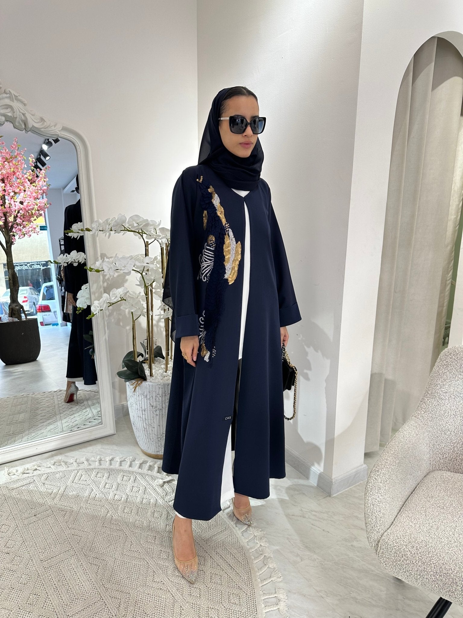 C RTW Blue Summer Eid Abaya 01