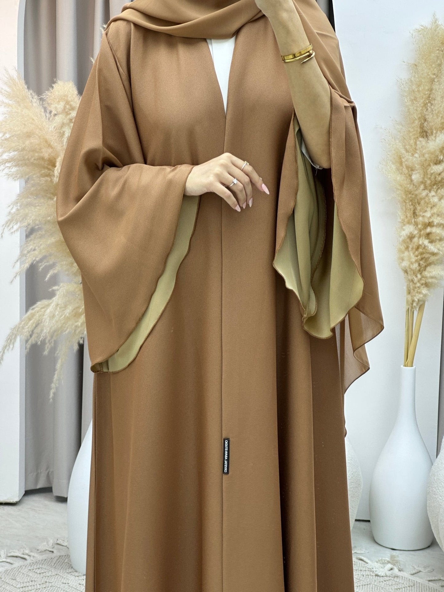 C RTW Caramel Kloosh Duotone Abaya