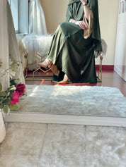 C - RTW - Green - Beige - Duotone - Abaya - Set