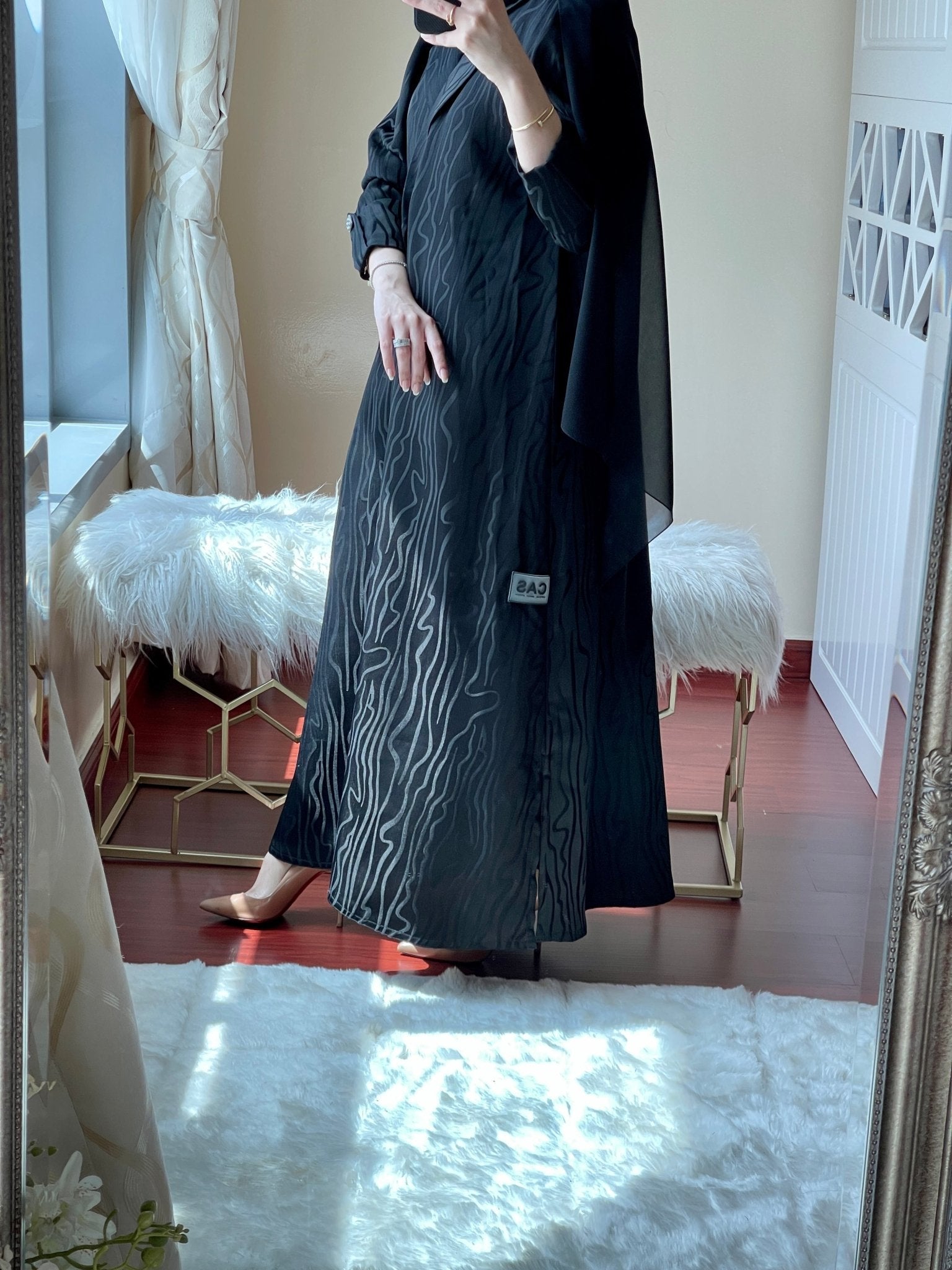 C - RTW - Jacquard - Ramadan - Abaya - Set - 27