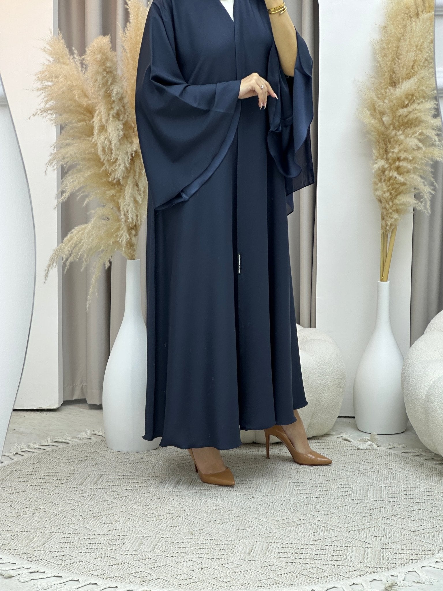 C RTW Navy Blue Kloosh Duotone Abaya