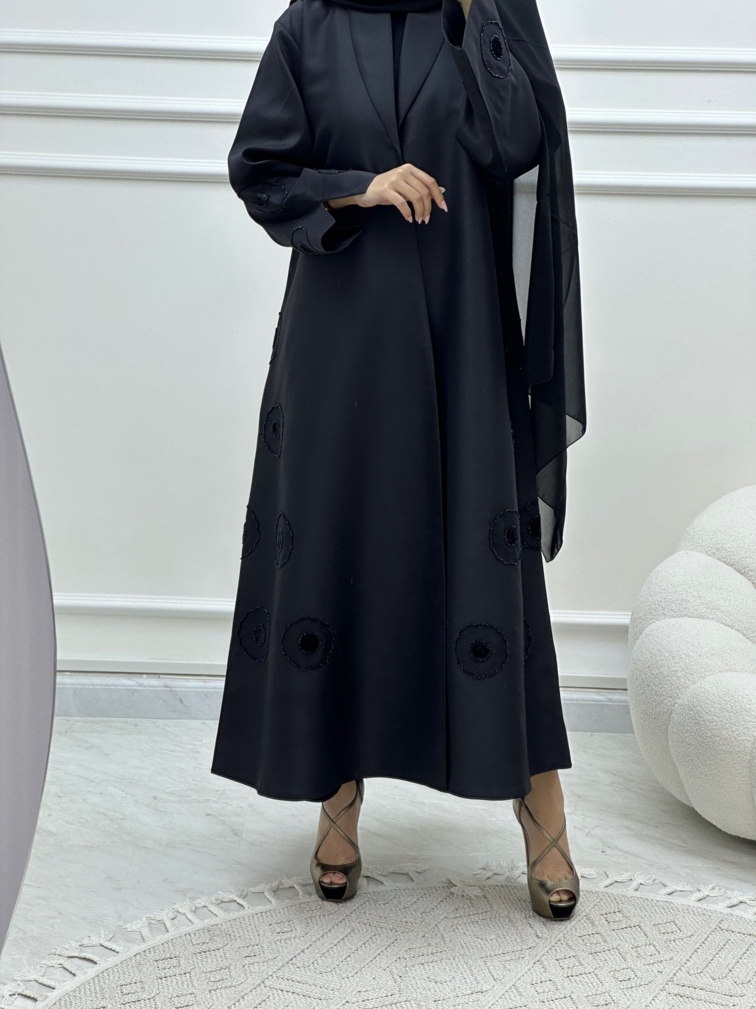 C RTW Ramadan Black Eid Abaya 41