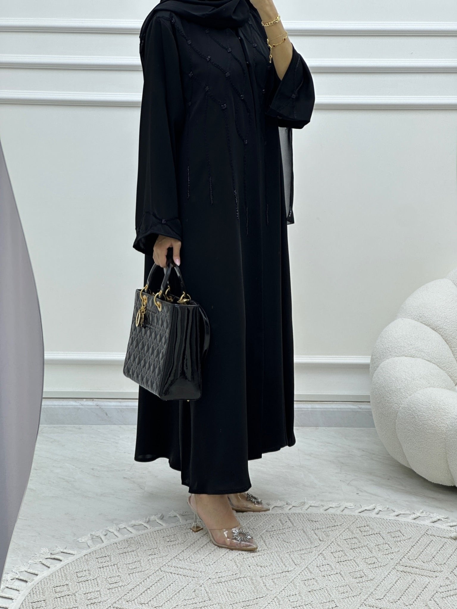 C RTW Ramadan Black Eid Abaya 44