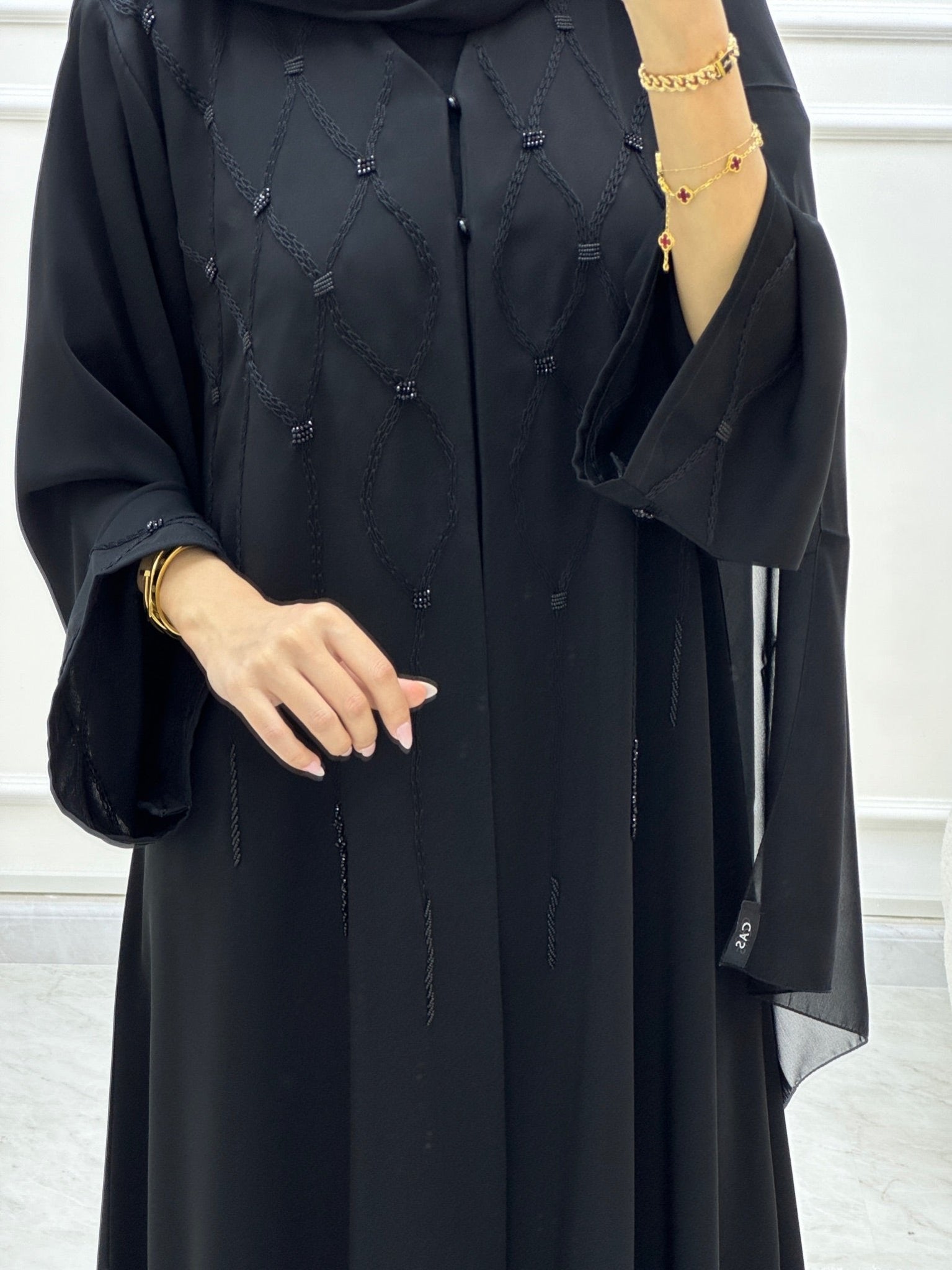 C RTW Ramadan Black Eid Abaya 44