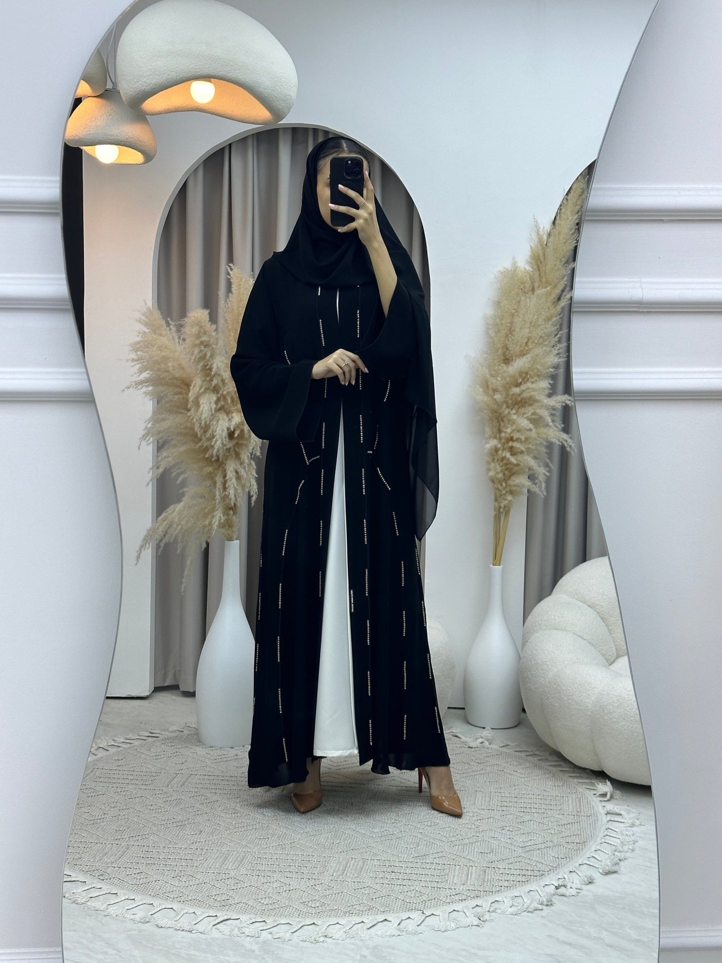 C RTW Ramadan Black Eid Abaya 58