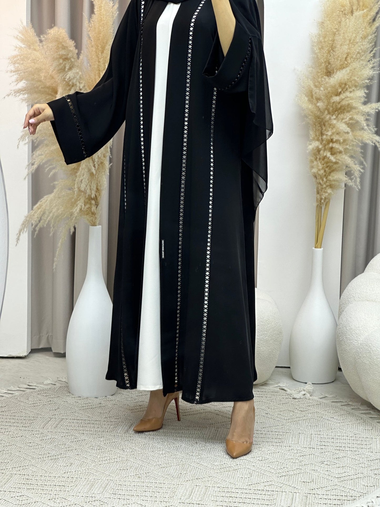 C RTW Ramadan Black Eid Abaya 60