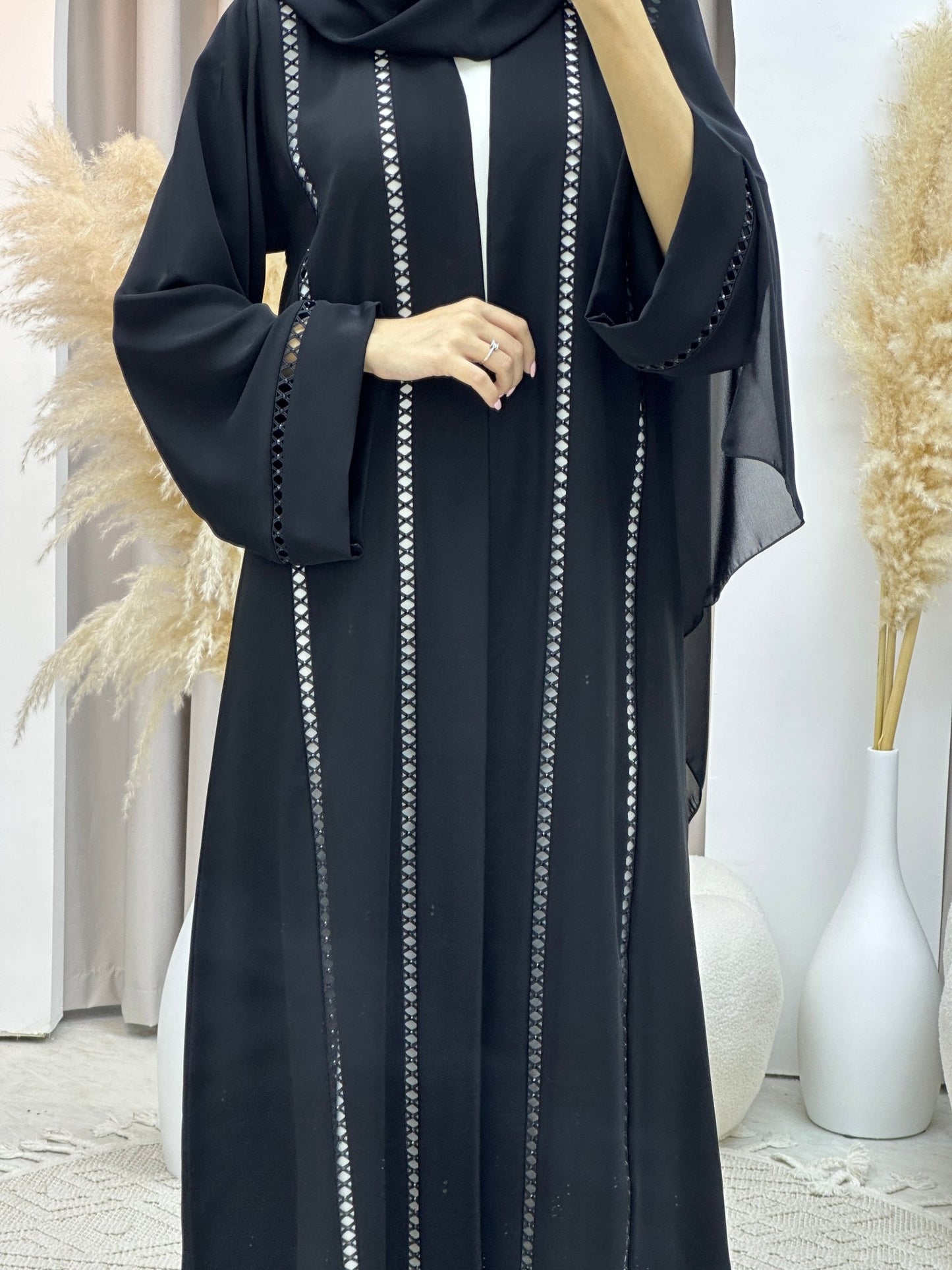 C RTW Ramadan Black Eid Abaya 60