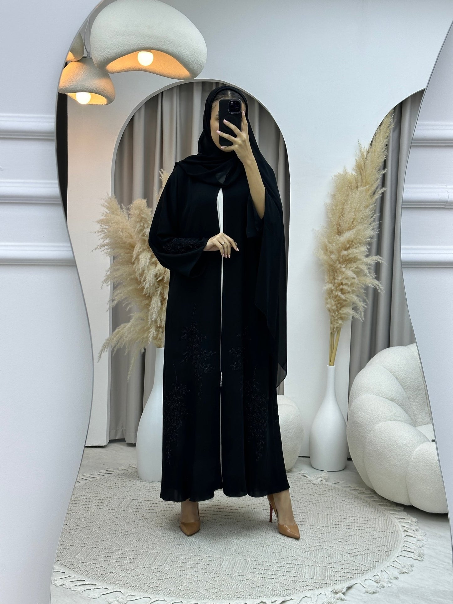 C RTW Ramadan Black Eid Abaya 62